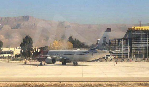 بویینگ نروژی در خاک ایران گرفتار شد